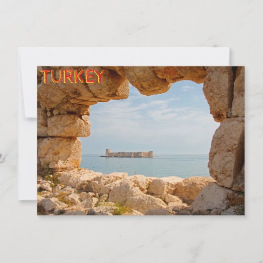 トルコのカード、Kizkalesi (正面)