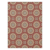 トルコのカーペットの万華鏡のように千変万化するパターン テーブルクロス (正面)