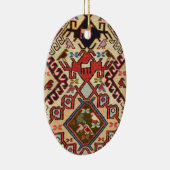トルコのカーペット#1 セラミックオーナメント (右)