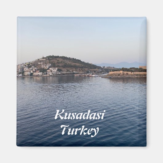 トルコのクシャダシ海岸 マグネット (正面)