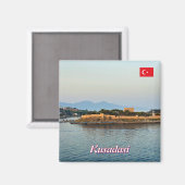 トルコのクシャダシ海岸 マグネット (正面/裏面)