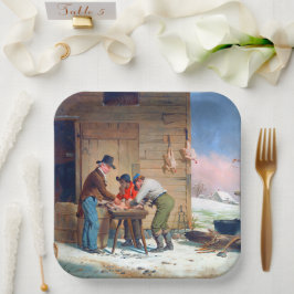 トルコのクリスマス・フランシス・エドモンドの準備1851 ペーパープレート