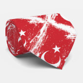 トルコのグランジな旗 ネクタイ (ロール)