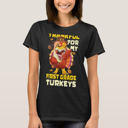 トルコのコスムで私の1年生Tレックスに感謝する Tシャツ (正面)