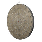 トルコのコーヒーグレーズ ダーツボード (正面右)