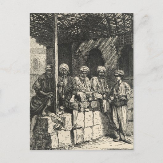 トルコのコーヒーハウス ポストカード (正面)
