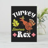 トルコのサウルスレックス感謝恐竜トルコの子供 招待状 (スタンド正面)