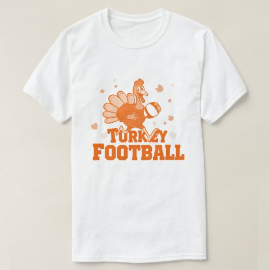 トルコのサッカーTシャツ – おもしろい感謝祭 Tシャツ (デザイン正面)