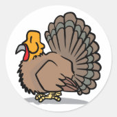 トルコのスタンプ ラウンドシール (正面)