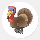 トルコのスタンプ ラウンドシール (正面)