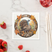 トルコのタイディング:収穫喜び スタンダードカクテルナプキン (インサイチュ)