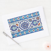 トルコのタイルのシール 長方形シール (封筒)