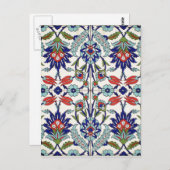 トルコのタイルのポストカード ポストカード (正面/裏面)