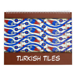 トルコのタイルの12か月 カレンダー