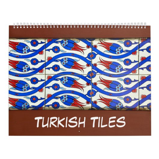 トルコのタイルの12か月 カレンダー (カバー)