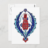 トルコのタイルはがき ポストカード (正面/裏面)