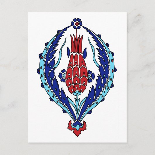 トルコのタイルはがき ポストカード (正面)