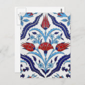 トルコのタイルはがき ポストカード (正面/裏面)