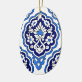 トルコのタイルオーナメント セラミックオーナメント (左)