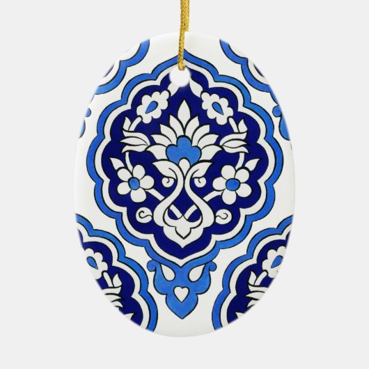 トルコのタイルオーナメント セラミックオーナメント (正面)
