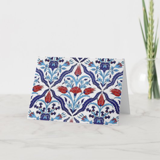 トルコのタイルカード カード (正面)