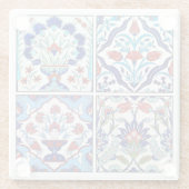 トルコのタイルコレクション ガラスコースター (裏面)