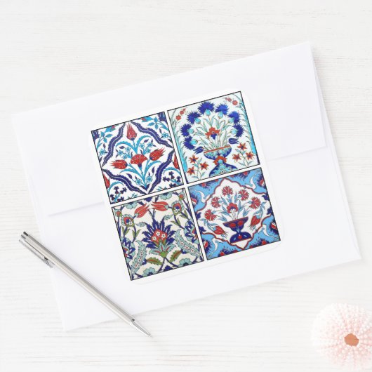 トルコのタイルコレクション スクエアシール (封筒)