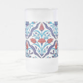 トルコのチューリップの曇らされたガラスのマグ フロストグラスビールジョッキ (中央)