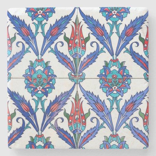 トルコのチューリップの石造りのコースター ストーンコースター (正面)