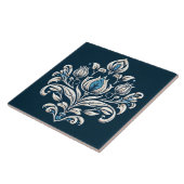 トルコのチューリップオスマンインスパイアル タイル (側面)