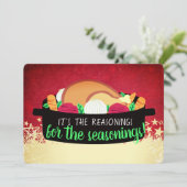 トルコのディナーレストランケータリングクリスマスカード シーズンカード (スタンド正面)