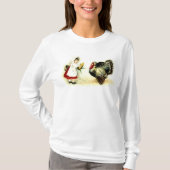 トルコのトウモロコシのワイシャツを与えているヴィンテージの感謝祭の女の子 Tシャツ (正面)