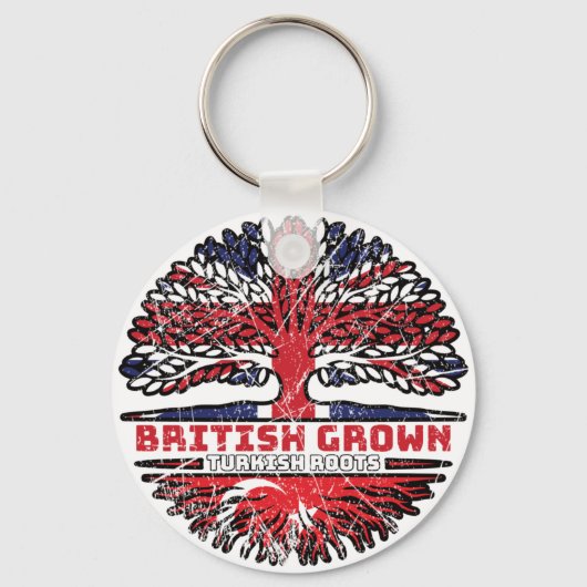 トルコのトルコ統一されたイギリス王国British Tree キーホルダー (正面)