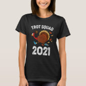 トルコのトロット2021衣装子供へ女性男性 Tシャツ (正面)