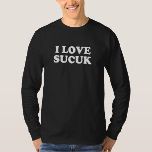 トルコのニンニク・ソーセージ スジュク大好き Tシャツ