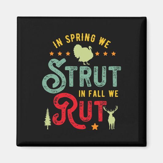 トルコのハンター春で我々は我々は秋でストラット マグネット (正面)