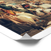 トルコのバザール1854 (鉛筆と紙のw/c) ポスター (角)