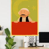 トルコのバナーのポスター ポスター (ホームオフィス)