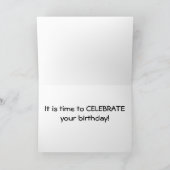 トルコのバンはあなたの祝誕生日に準備ができている カード (内部)