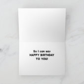 トルコのファンは**ハッピーバースデーを言う** カード (内部)