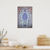 トルコのフローラタイルのポスター ポスター (キッチン)