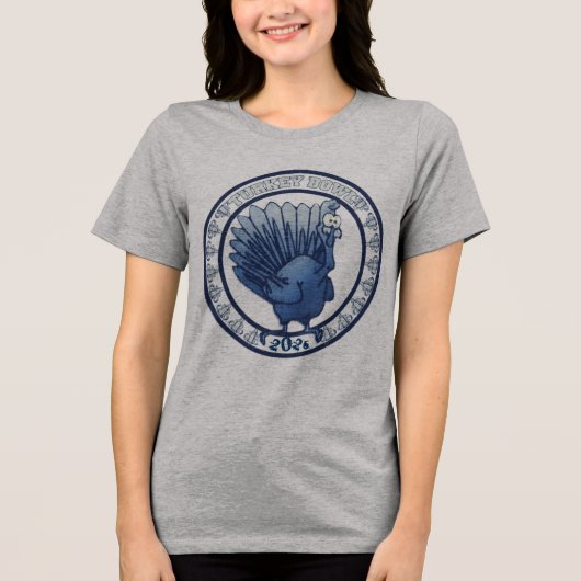 トルコのボウルの現在の年への変更 トライブレンドＴシャツ (正面)