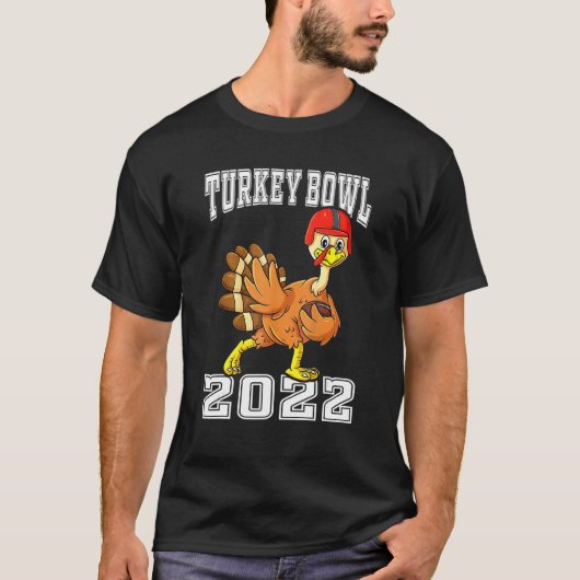 トルコのボウル2022七面鳥サッカーヘルメットサッカーF Tシャツ (正面)