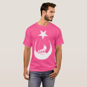 トルコのボズカート灰色ウルフ国旗 Tシャツ (正面フル)