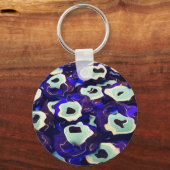 トルコのボンクアイシェイプアムレット奇抜なアート キーホルダー (正面)