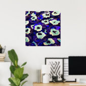 トルコのボンクアイシェイプアムレット奇抜なアート ポスター (ホームオフィス)