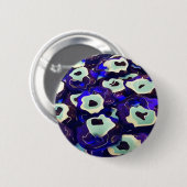 トルコのボンクアイシェイプアムレット奇抜なアート 缶バッジ (正面&裏面)