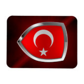 トルコのメタリックエンブレム マグネット (横)
