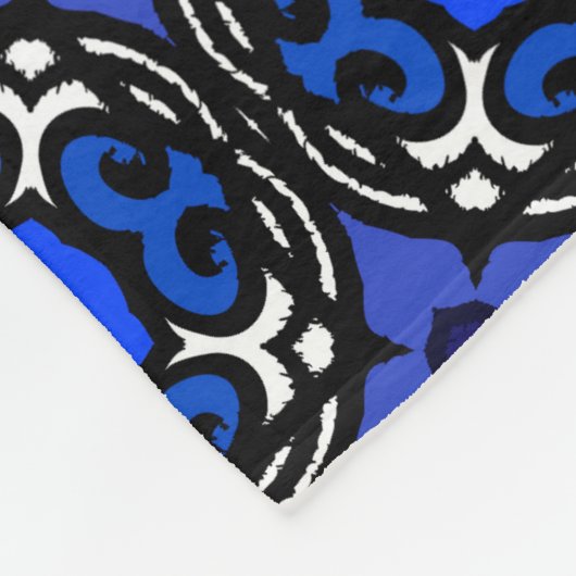 トルコのモチーフの民族パターン フリースブランケット (角)