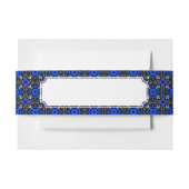 トルコのモチーフの民族パターン 招待状ベリーバンド (正面例)